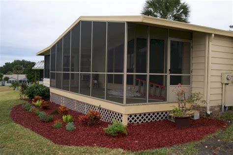 metal lean to screen house|hardtop screen room.